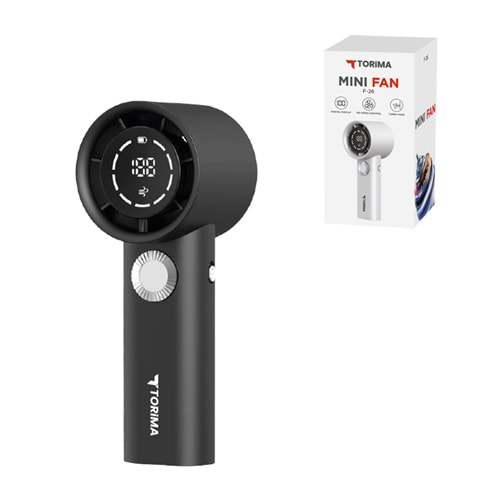 TORİMA F-26 BLACK MINI FAN