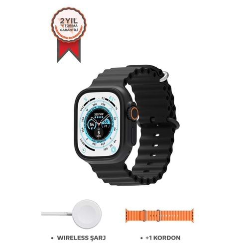 TORİMA SMART WATCH M8 ULTRA MAX BLACKWATCH BLACK+O