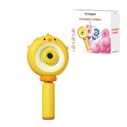 TORİMA CHILDRENS CAMERA S8 YELLOW
