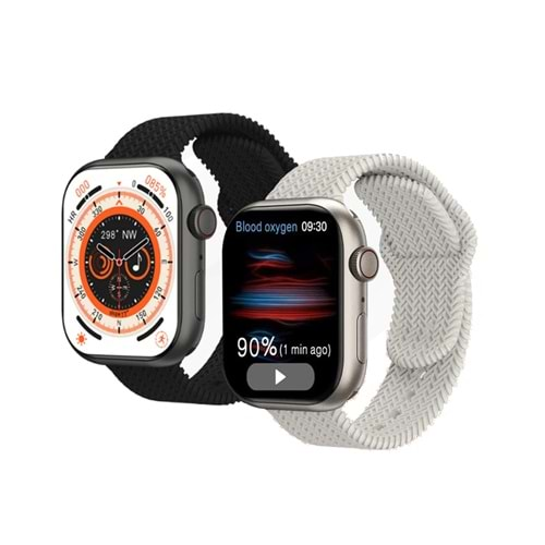 TORİMA HKPRO+ BLACK WATCH+BLACK STRAP+GRAY STRAP