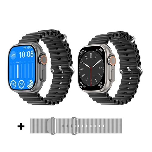 TORİMA SMART WATCH T800 ULTRA 2 BLACK WATCH BLACK