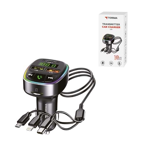 TORİMA G15 BLACK TRANSMITTER CAR CHARGER