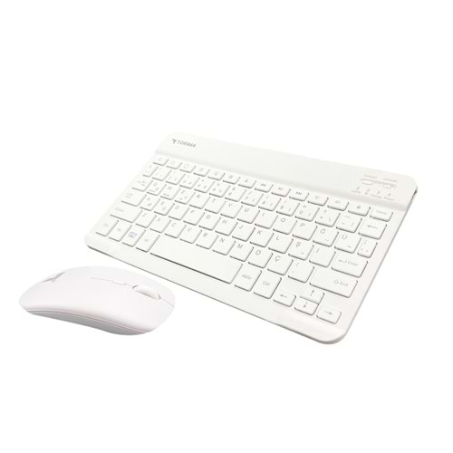 TORİMA WİRELESS KEYBOARD MOUSE SET TMK-04 WHİTE