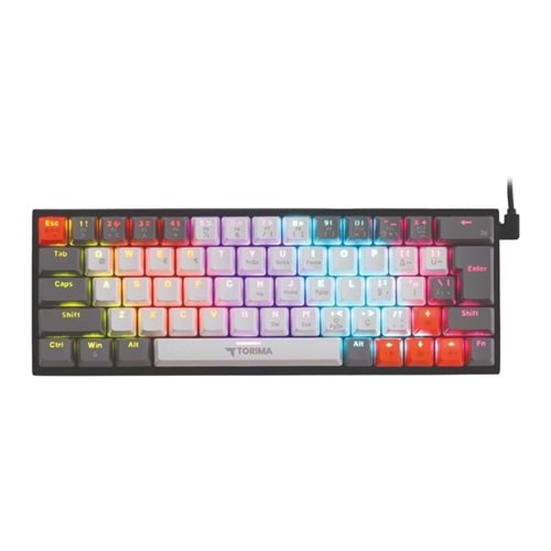 TORİMA MECHANICAL KEYBOARD RGB TK-06 WHITE