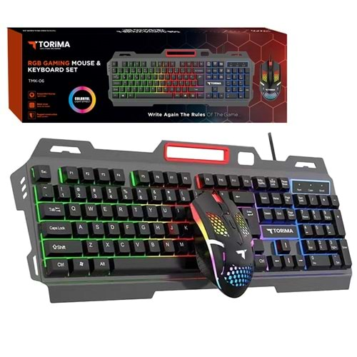 TORİMA WIRED GAMING KEYBOARD TMK-06 BLACK