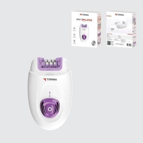 TORİMA TEP-01 WHITE 2IN1 EPILATOR