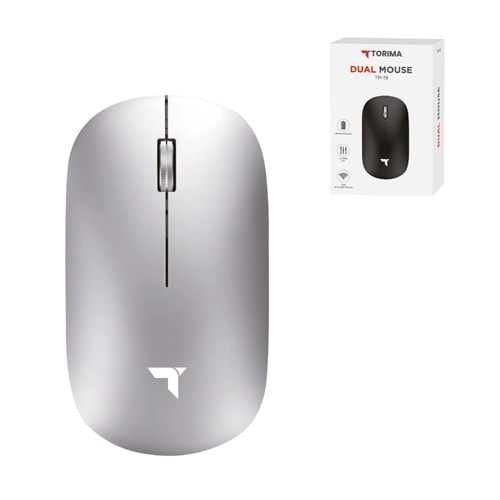 TORİMA TM-19 SILVER WIRELESS SILENT-DUAL MODE MOUS