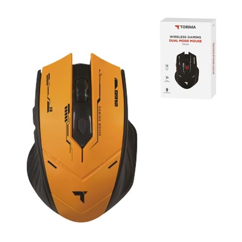 TORİMA TM-20 BLACK+YELLOW WIRELESS GAMING DUAL MOD