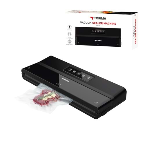 TORİMA VS-22 VACUUM SEALER MACHINE BLACK