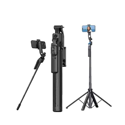 TORİMA SELFİE STİCK INTEGRATED TRIPOD C17 BLACK