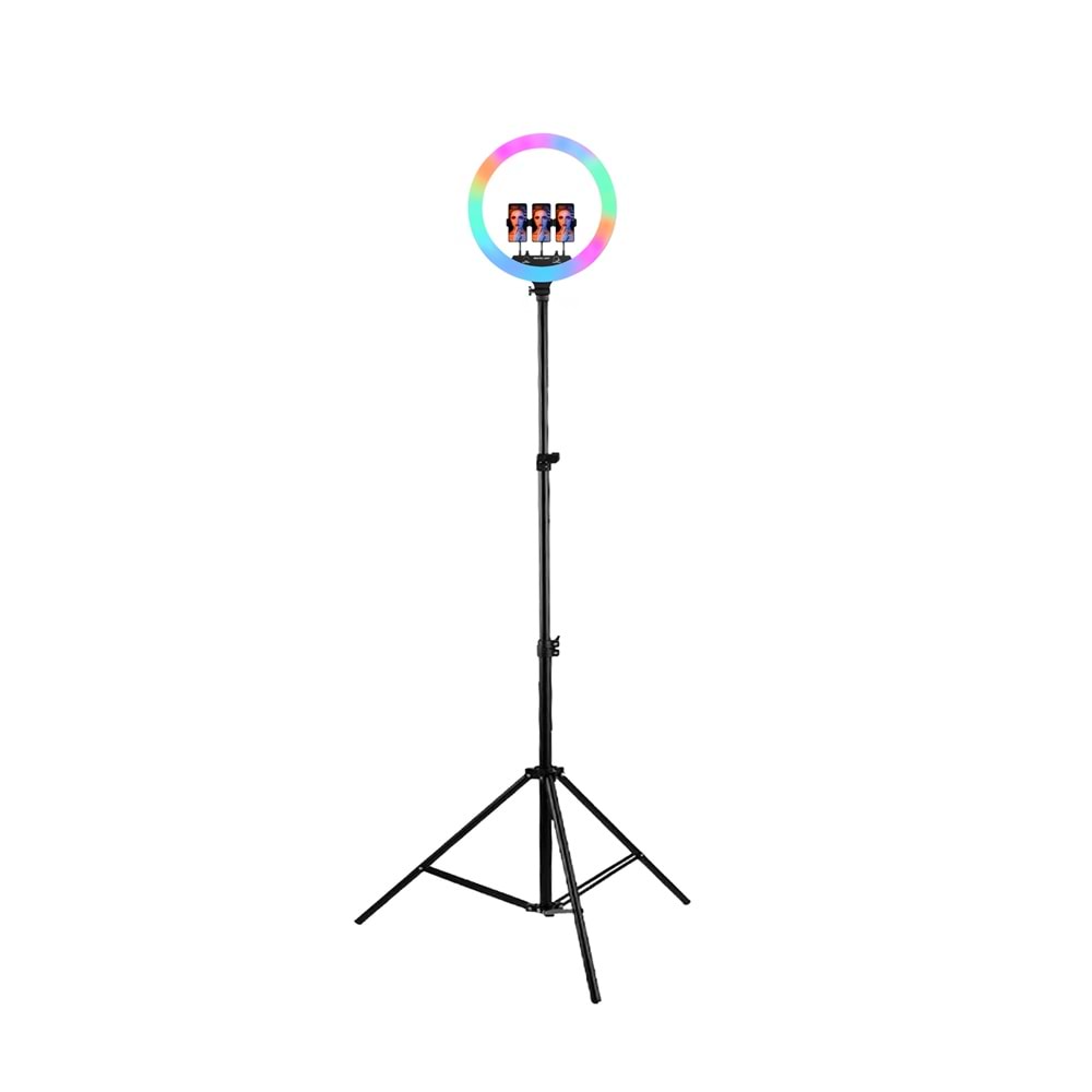 TORİMA MJ36 RGB 14 INÇ LED TRIPOD WHITE
