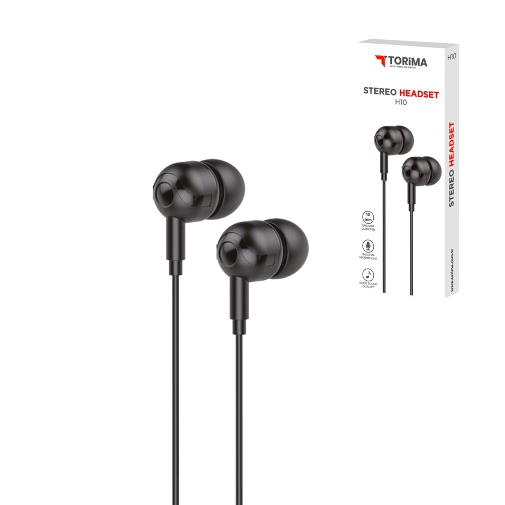 TORİMA H10 HEADSET BLACK