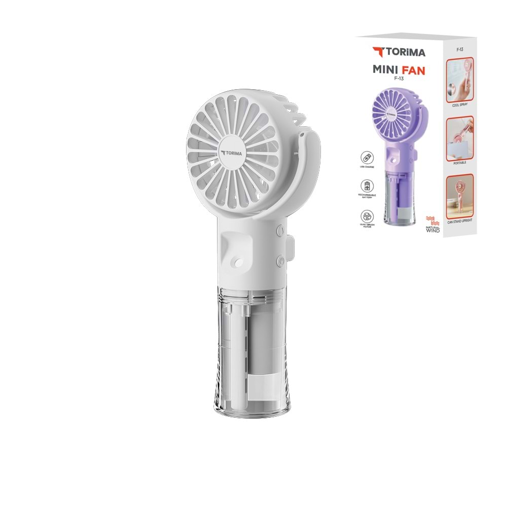 TORİMA F-13 MINI FAN WHITE