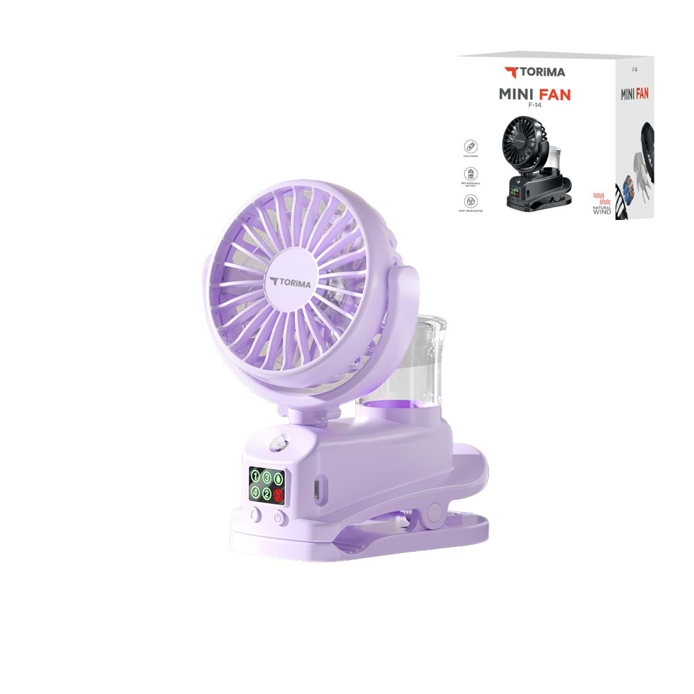 TORİMA F-14 MINI FAN PURPLE