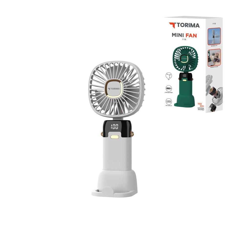 TORİMA F-16 MINI FAN WHITE