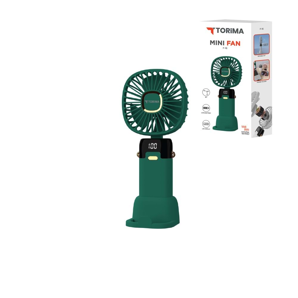 TORİMA F-16 MINI FAN GREEN