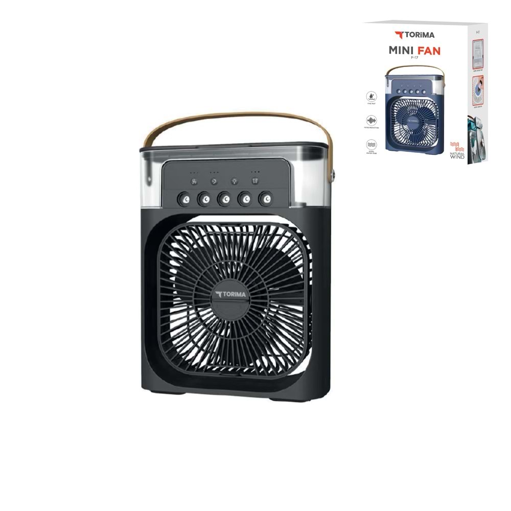 TORİMA F-17 BLACK MINI FAN
