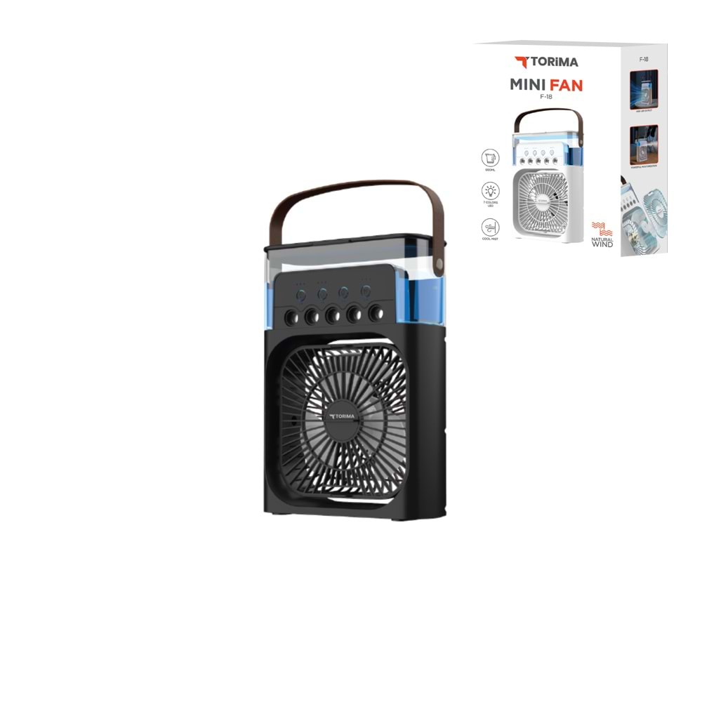 TORİMA F-18 BLACK MINI FAN