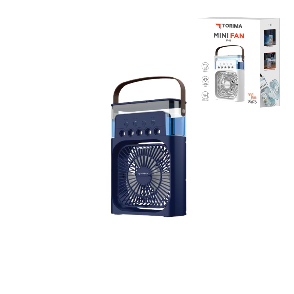 TORİMA F-18 BLUE MINI FAN
