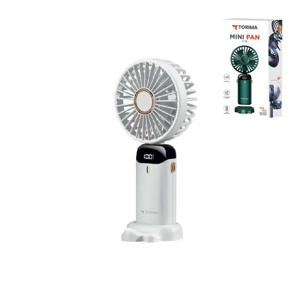 TORİMA F-19 WHITE MINI FAN