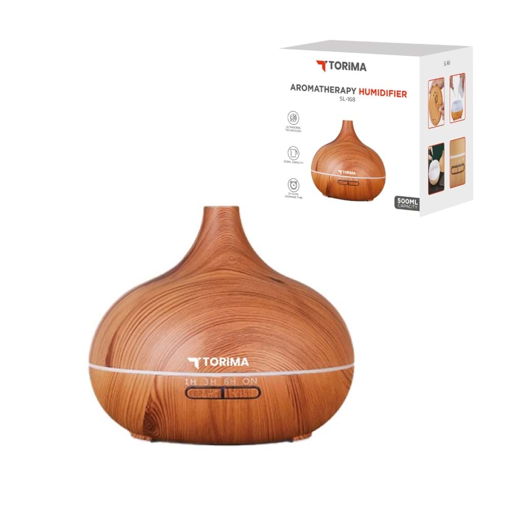 TORİMA SL-168 AROMATHERAPY HUMIDIFIER WOODEN