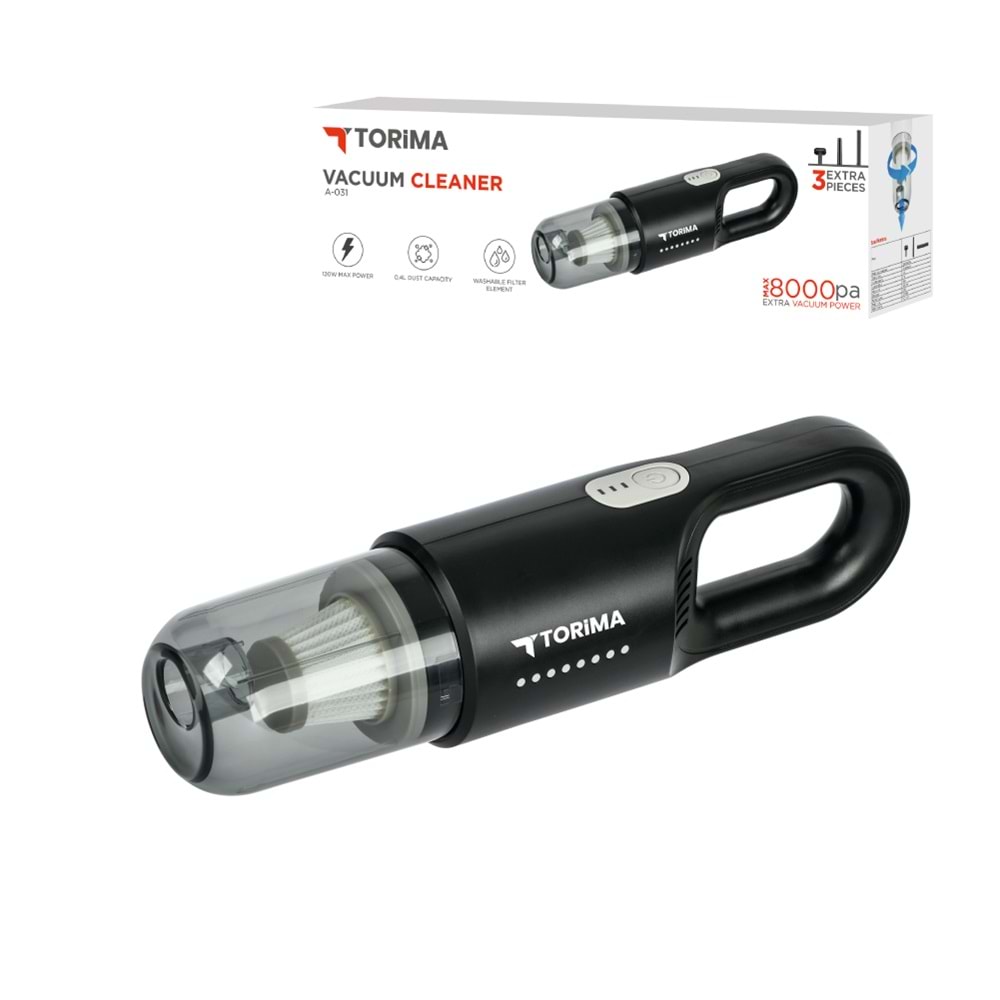 TORİMA A-031 VACUUM CLEANER BLACK