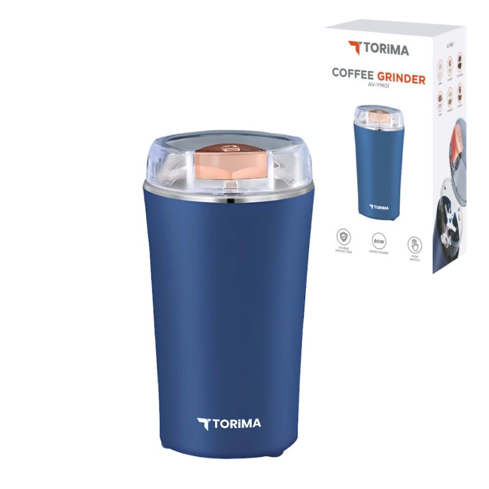 TORİMA AV-YM01 COFFE GRINDER NAVY BLUE